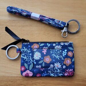 NWOT Cotton Zip ID and Lanyard unknown brand